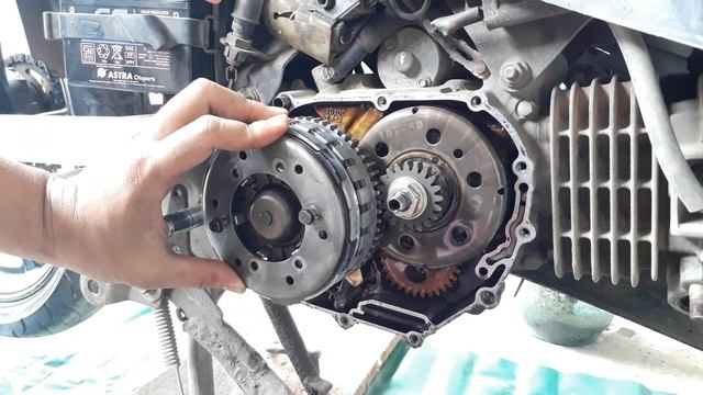 GANTI KAMPAS KOPLING OTOMATIS 👩🦰JUPITER Z1 SET🚴♂️, TOTAL HARGA SPAREPART +/- Rp. 760.000