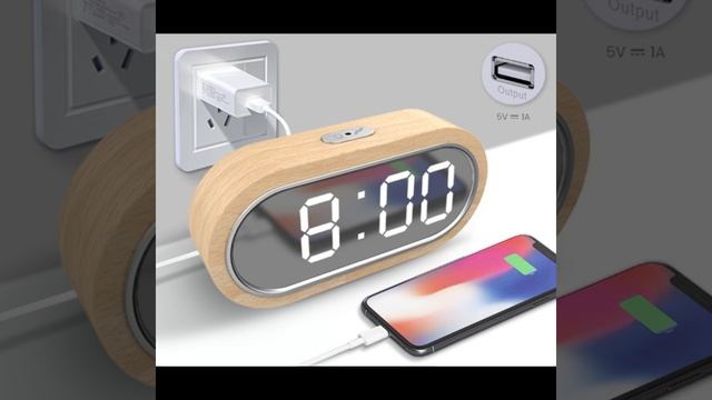 🌅 Rise and Shine: Transform Your Mornings with Our Chic Smart Wooden Alarm Clock ⏰✨#shorts смотреть онлайн