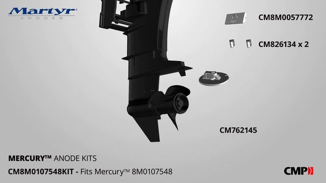 CMP Group | Martyr Anodes | Martyr Anodes Placement Guide - Mercury CM8M0107548KIT смотреть онлайн