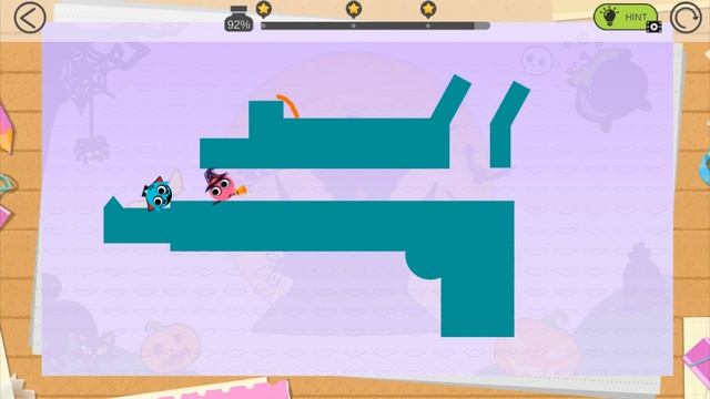 Синий Шар плюс Красный Шар #11 Готовимся к Хэллоиуну 2018 Мультик Игра Love balls New Halloween смотреть онлайн