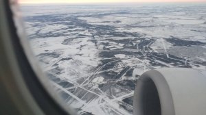 аэропорт Сургут. Взлет Б737-800 VQ-BDH ЮТэйр UT296 Сургут- Москва (Внуково)15.03.2020