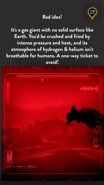 What Would Happen If Humans Tried To Land On Jupiter? #shorts #youtubeshorts #infofusion