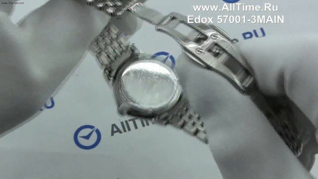 Обзор. Женские наручные часы Edox 57001-3MAIN смотреть онлайн