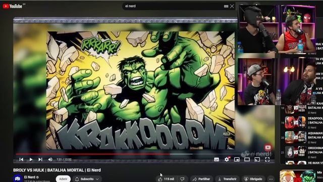 ELE NÃO É IMORTAL!!!?? BROLY VS HULK | BATALHA MORTAL | Ei Nerd - NERDZ REAGE | THE NERDZ #172 смотреть онлайн
