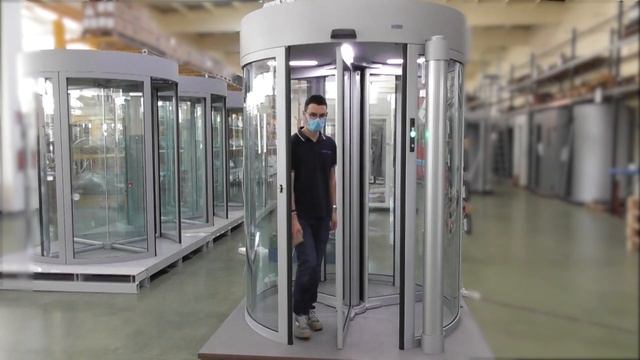 CoMETA - Revolving door Co147 with Metal Detector operation and high flow passage смотреть онлайн