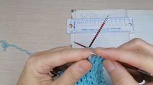 Всего 4 ряда и 7 петель и какая красота получается 😍 ажурный  узор спицами.