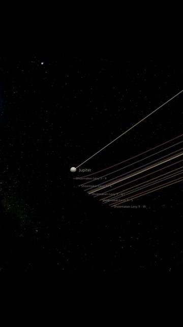 Shoemaker Levy 9 Collides with Jupiter in 1994 смотреть онлайн