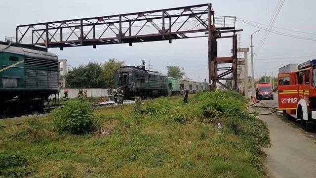 В Ивано-Франковске загорелся поезд смотреть онлайн