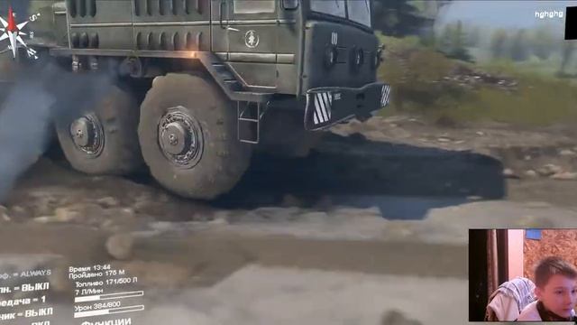 Увяз в грязи!!!(Let's Play по Spintires#1) смотреть онлайн
