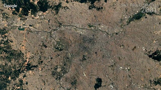 Google Timelapse: São Paulo, Brazil смотреть онлайн