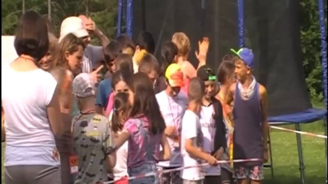 Детский христианский лагерь "Я герой" в Карпатах. Лето 2016. День 1-й. смотреть онлайн