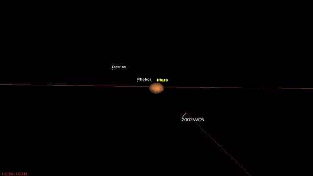 火星と小惑星2007WD5の接近 смотреть онлайн