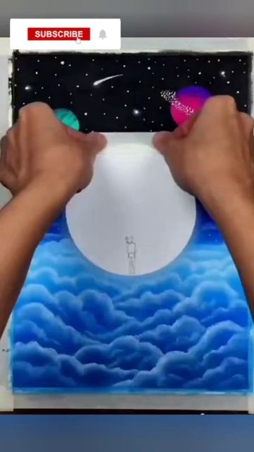 How to make pastel Drawing / How to draw solar system / Oil pastel drawing / #Shorts #video #Viral смотреть онлайн
