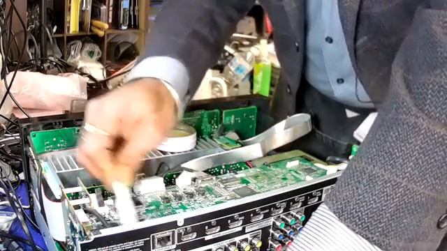 ONKYO TX-NR709 ( How to repair and fix Selector switch ) смотреть онлайн