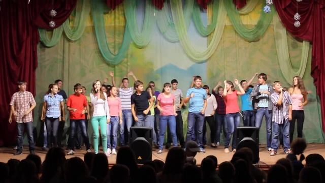 Битва хоров  Лагерь Абзаково  8 отряд, 4 смена, 2013 год