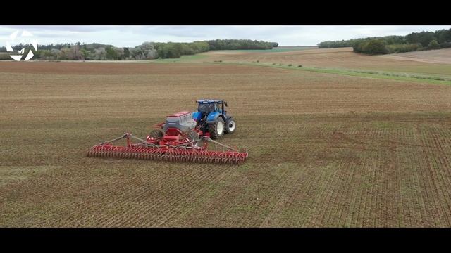 Wheat Seeding | Semis de blé | Horsch Avatar 12 SD | New Holland T7.315 смотреть онлайн