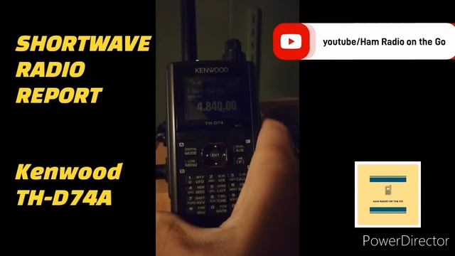 Kenwood TH-D75A / D74A on Shortwave Radio copying 4840 KHZ WWCR. #kenwood смотреть онлайн