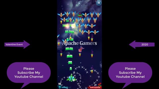 Galaxy Attack Alien Shooter I Happy Valentine Event 2020 I Level 2 смотреть онлайн