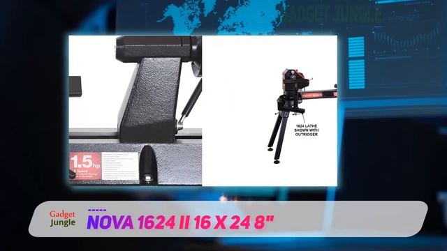 NOVA 1624 II 16 x 24" 8 - Best Wood Lathe Review смотреть онлайн