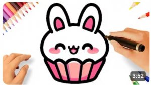 КАК ЛЕГКО НАРИСОВАТЬ КАПКЕЙК-КРОЛИКА В СТИЛЕ КАВАИ 🐇