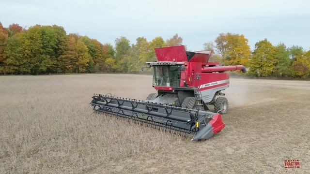 MASSEY FERGUSON 9520 Combine on Tracks смотреть онлайн