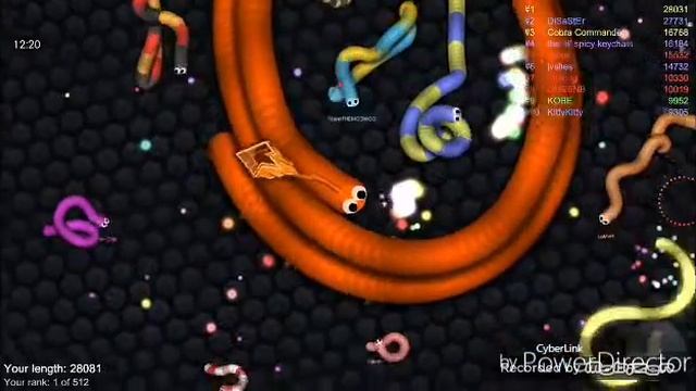 Самый большой червь в Slither.Io