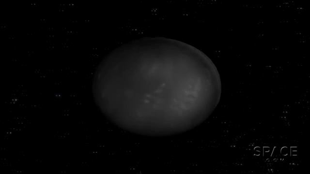 Spuds In Space! Pluto Moon's Weird Spin Animated | Video смотреть онлайн