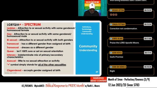 IU/KOSMOS -iNspireAM23 --Biblical Response to PRIDE Month! w/Keith L. Moore 6/12/23 смотреть онлайн