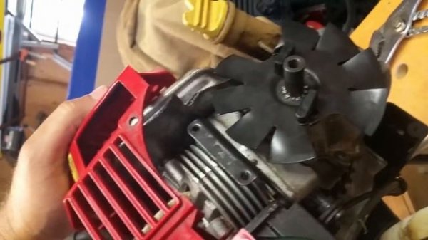 Repairing Craftsman Weedwacker pull-starter.