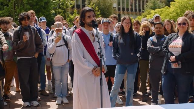 Jesus Returns To Debate Charlie Kirk