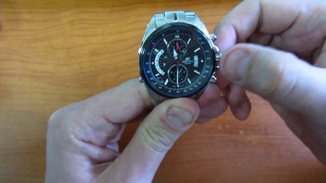 Casio Edifice EFR-501SP-1A видео обзор смотреть онлайн