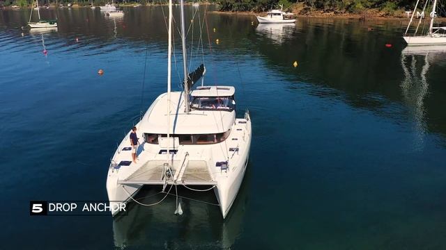 How to Anchor and Set Up a Bridle on a Catamaran | TMG смотреть онлайн