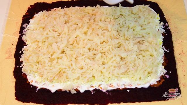 Вкуснейшая селедка под шубой рулетом! (Без желатина! Тот же вкус!) смотреть онлайн