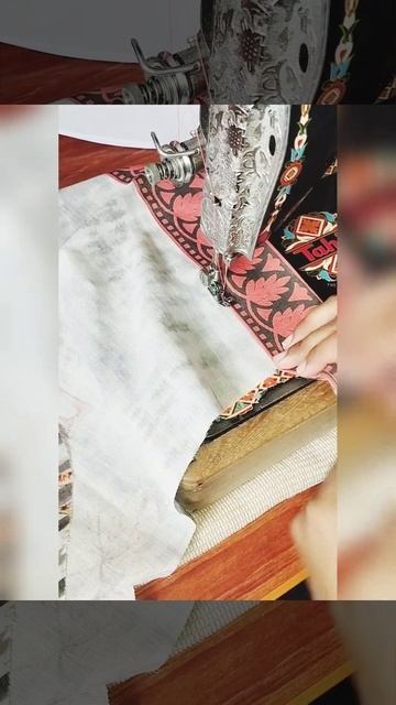How to attach border on sleeves without any palta or fashion patti / Sleeves preparation #nidarashi смотреть онлайн
