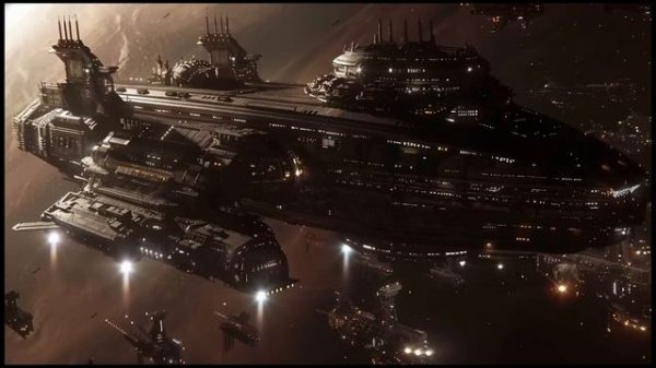 Space Ambient Music • Relaxation　various spaceships AI-image