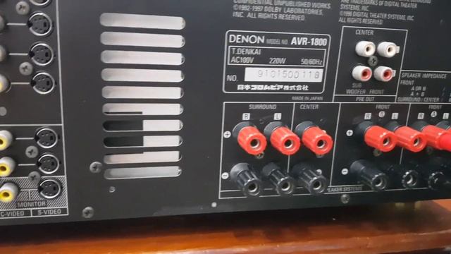 (Đã bán)Denon AVR 1800 made in Japan, 220w,preout làm DAC.remote.giá 3tr.Lh 0834563852 смотреть онлайн