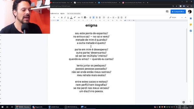 Como Dividir O Poema Em Estrofes Nas Diferentes Mídias | Curso De Poesia