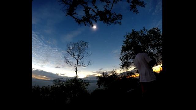 Полное солнечное затмение 9 марта 2016 года, Pulau Mare, Indonesia (Go pro 3) смотреть онлайн