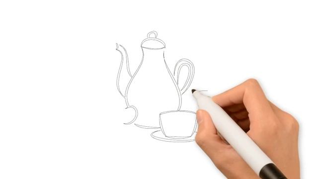 Bolalar uchun Choynak rasm chizish | Drawing Teapot for children | Рисование для детей смотреть онлайн