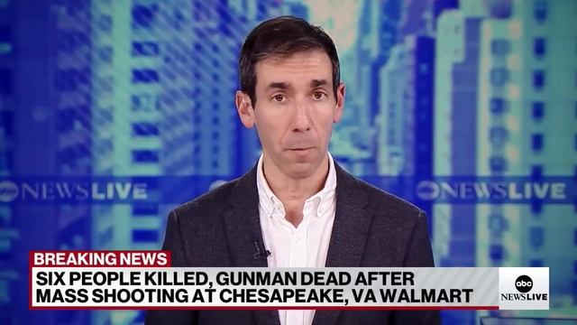 Authorities identify Virginia Walmart shooter as Andre Bing | ABCNL смотреть онлайн