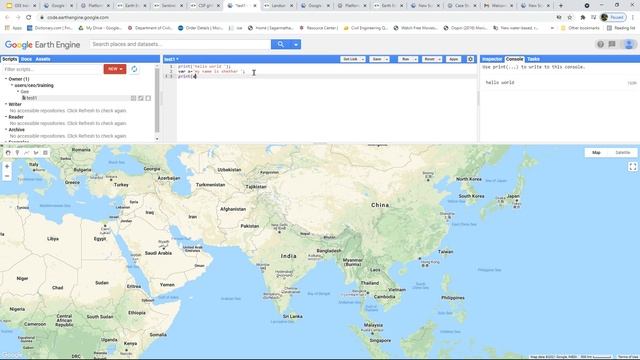 SATELLITE REMOTE SENSING AND GIS ANALYSIS USING GOOGLE EARTH ENGINE (GEE). смотреть онлайн