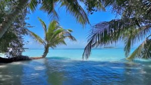 🌴 Спокойный шум волн на тропическом острове. Райский пляж баунти