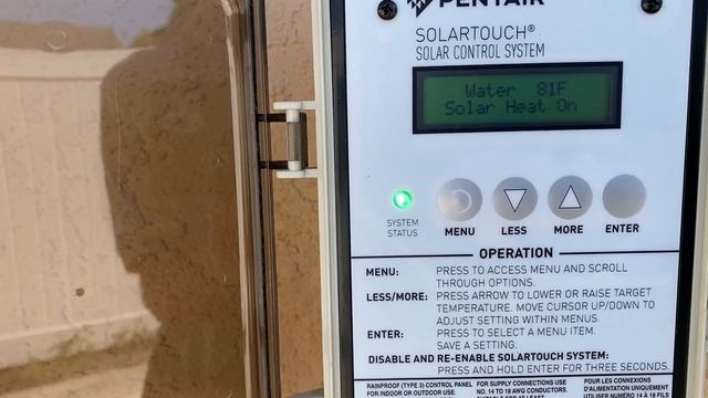 Pentair SolarTouch Solar Control Operation: How To Keep Your Pool Heated For Free! смотреть онлайн