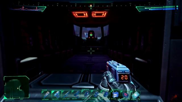 Прохождение System Shock Remake - Часть 6 "Взлетная Палуба" смотреть онлайн