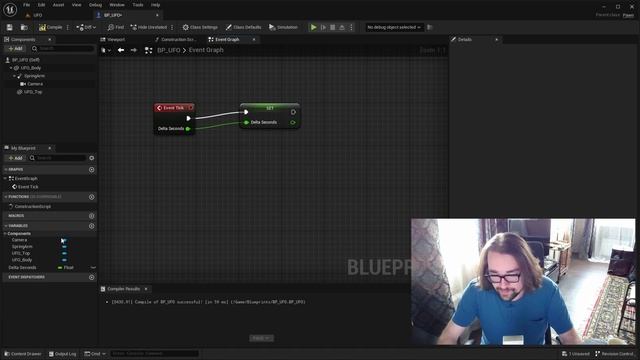 FLIGHT UFO: Блупринты Пешки Игры про полет НЛО на Unreal Engine 5.2 | Unreal Engine 5 смотреть онлайн