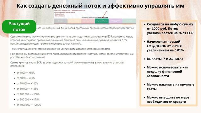 Презентация ПотокCash и Финансовых потоков