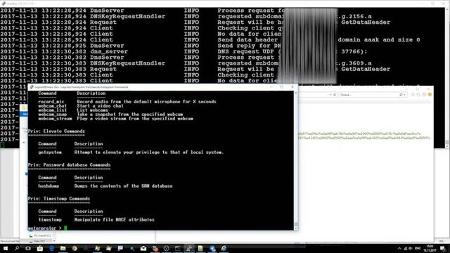 Meterpreter over reverse DNS tunnel смотреть онлайн