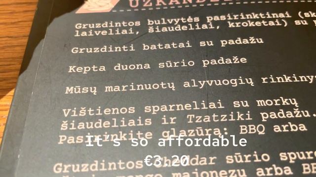 Dining in Vilnius Lithuania at Grill London - How to order смотреть онлайн