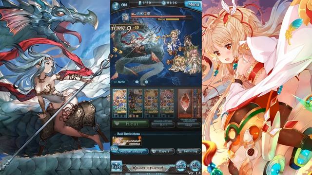 [Granblue Fantasy] Earth Elysian - Lv 90 Neptune EX+ Solo