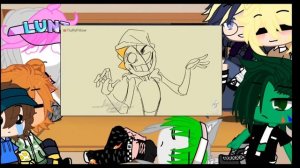 реакция на фнаф 9  sun and moon